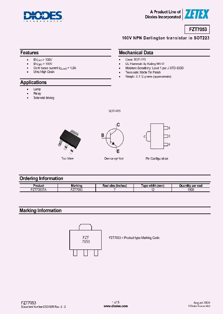 FZT7053_3372769.PDF Datasheet