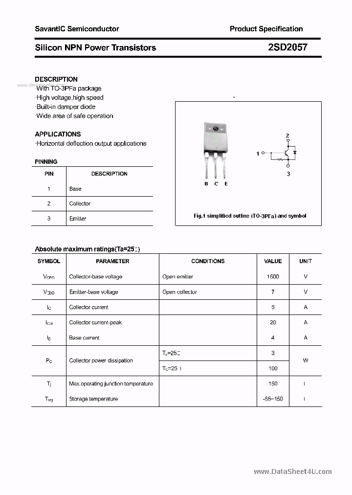 2SD2057_3371867.PDF Datasheet