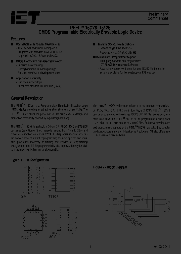PEEL16CV8T15_3373437.PDF Datasheet