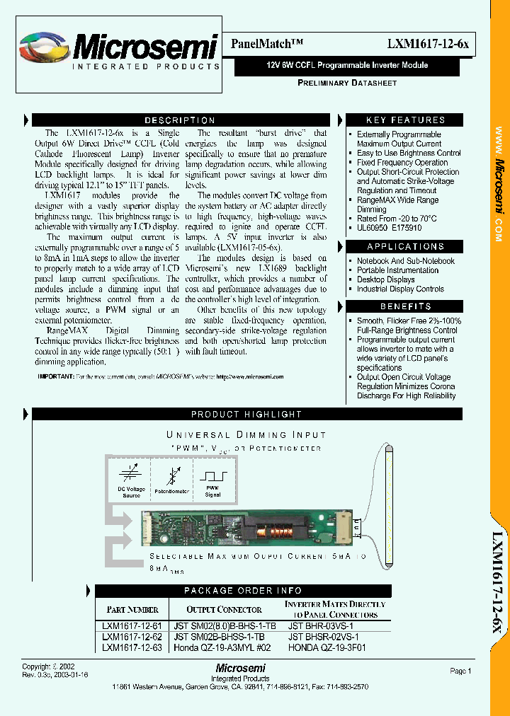 LXM1617-12-62_3373467.PDF Datasheet