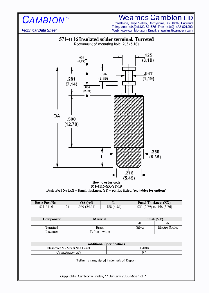 571-4116_3374985.PDF Datasheet