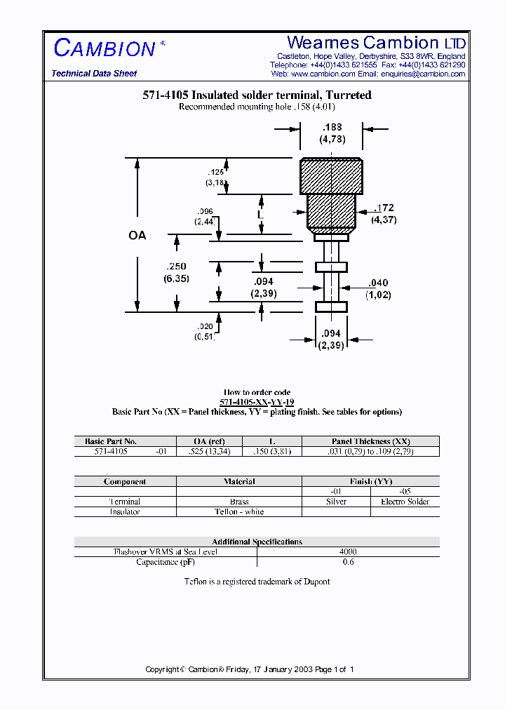 571-4105_3374972.PDF Datasheet