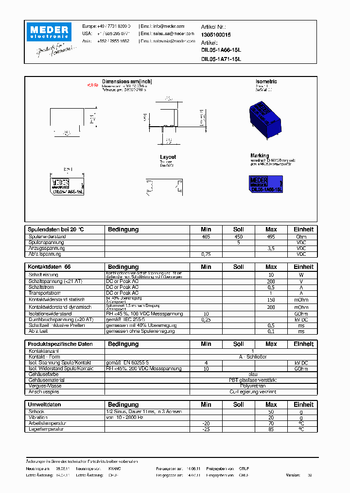 DIL05-1A71-15LDE_3375149.PDF Datasheet
