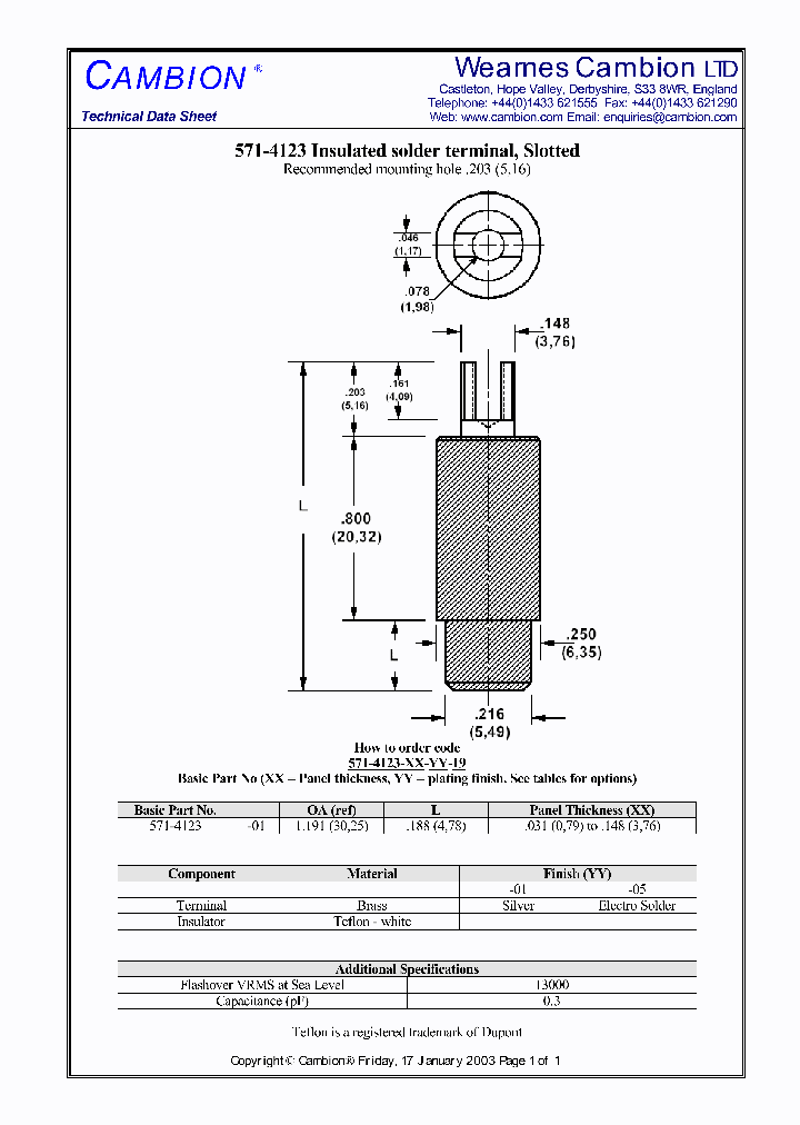 571-4123_3374987.PDF Datasheet
