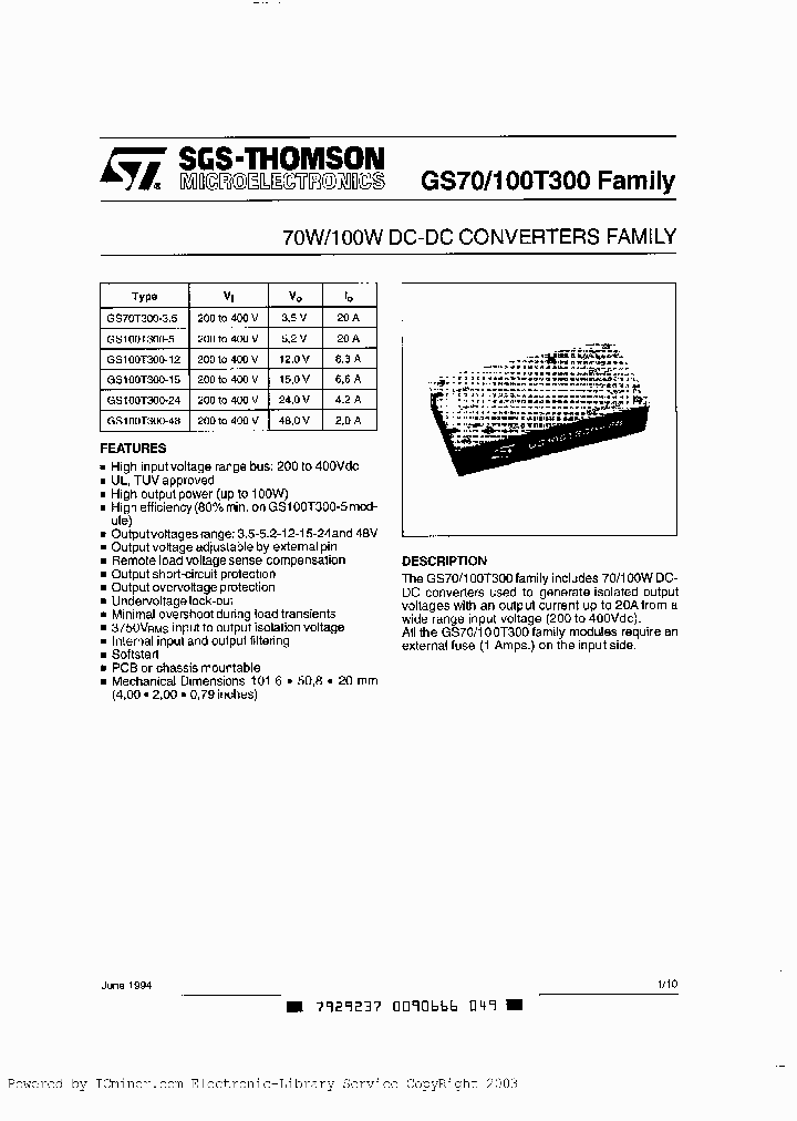 GS70100T300_3370658.PDF Datasheet
