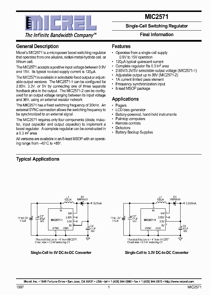 MIC2571-2BMM_3375410.PDF Datasheet