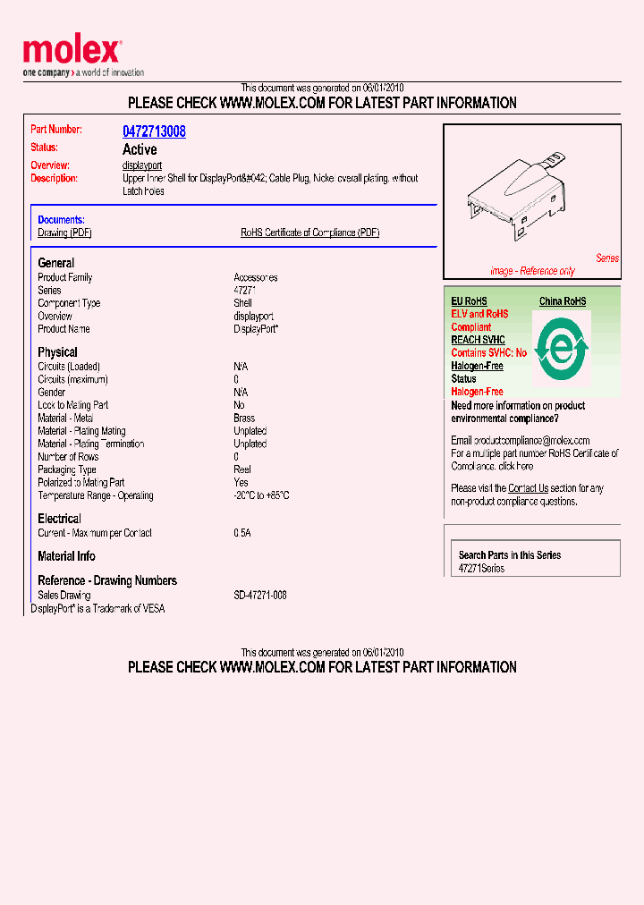 47271-3008_3375527.PDF Datasheet