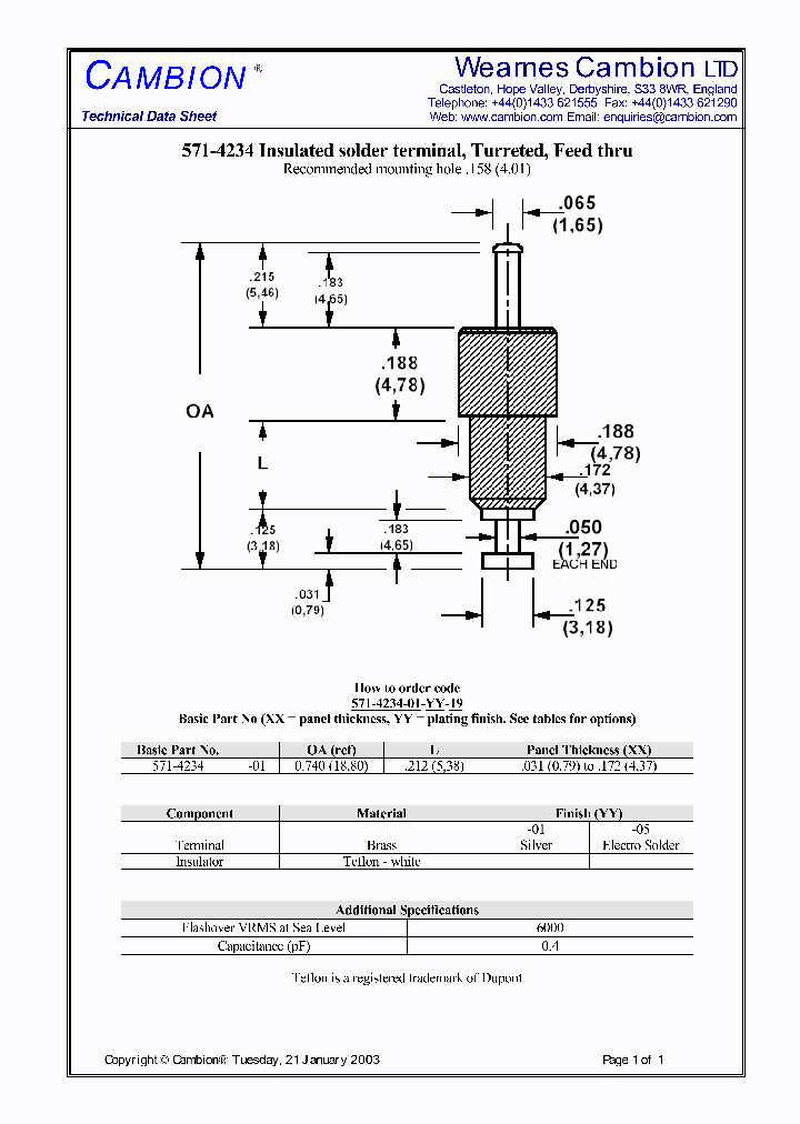 571-4234_3375742.PDF Datasheet