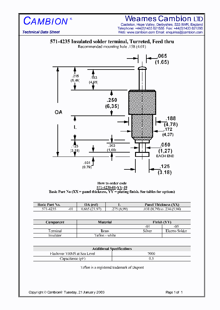 571-4235_3375743.PDF Datasheet