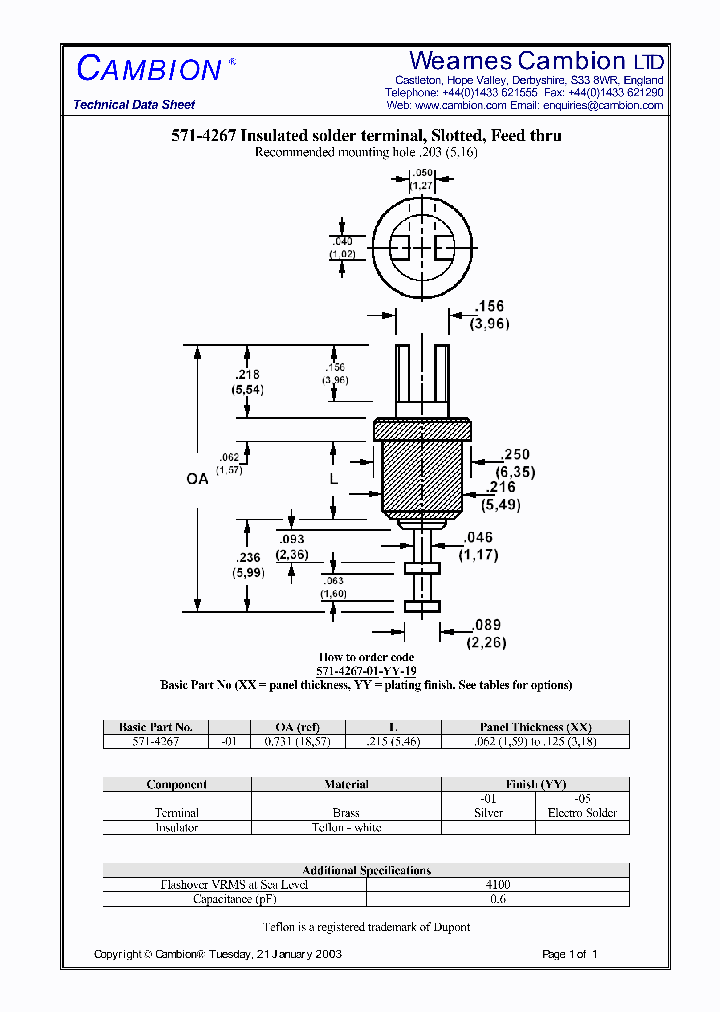 571-4267_3375753.PDF Datasheet