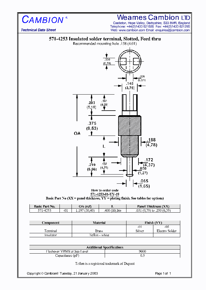 571-4253_3375748.PDF Datasheet