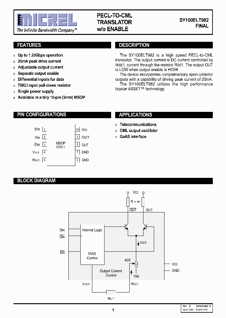 SY100ELT982_3373554.PDF Datasheet