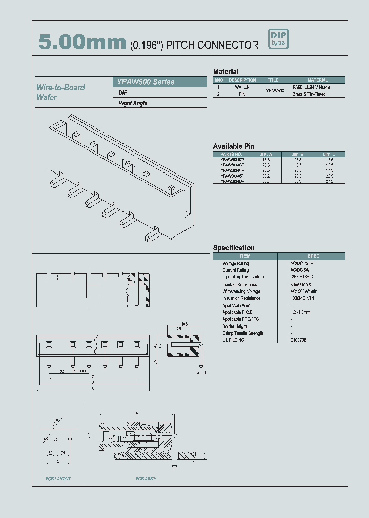 YPAW500-03P_3377702.PDF Datasheet