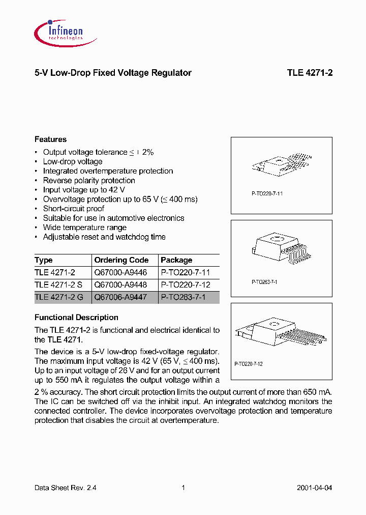 TLE4271-2G_3376865.PDF Datasheet