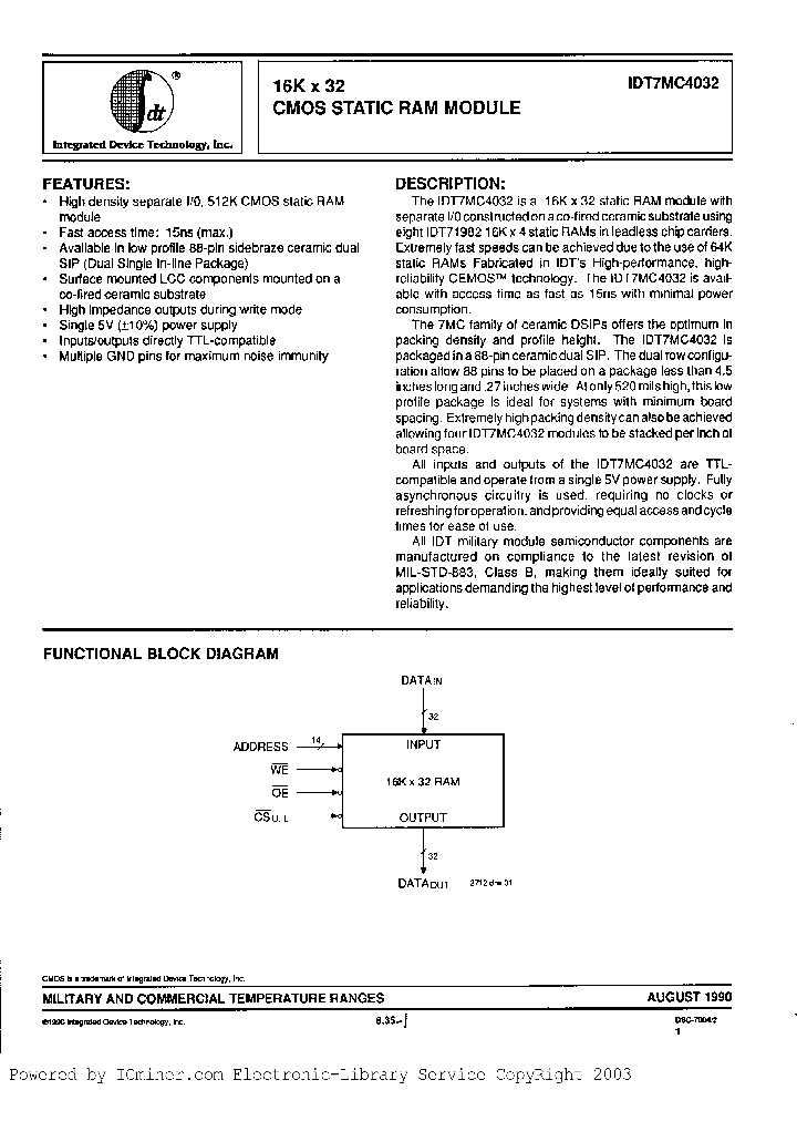IDT7MC4032S70CVB_3365458.PDF Datasheet