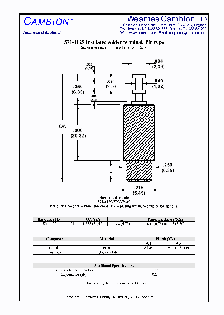 571-4125_3374988.PDF Datasheet