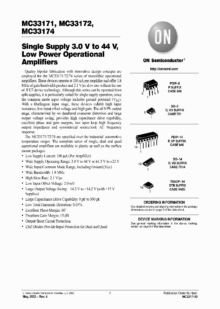 MC33171-D_3377296.PDF Datasheet