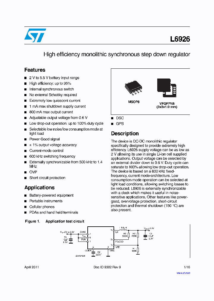 L6926013TR_3378457.PDF Datasheet
