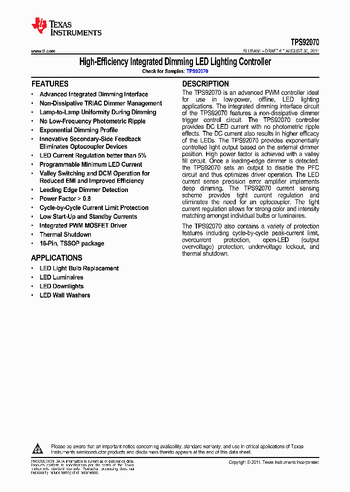 TPS92070PWR_3379911.PDF Datasheet