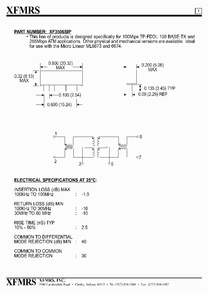 XF3506SIP_3380516.PDF Datasheet