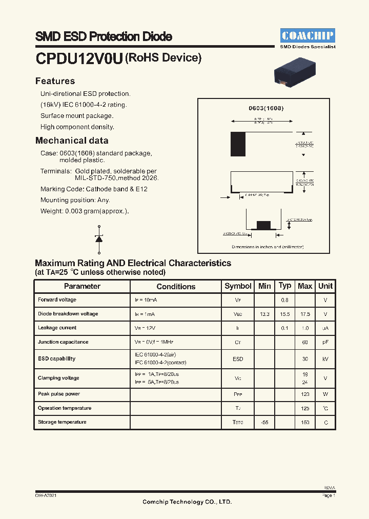 CPDU12V0U_3381224.PDF Datasheet