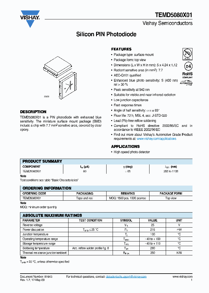 TEMD5080X01_3381375.PDF Datasheet
