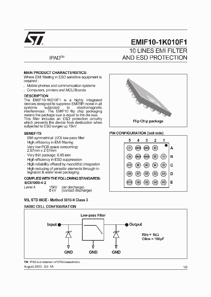 EMIF10-1K010_3383012.PDF Datasheet