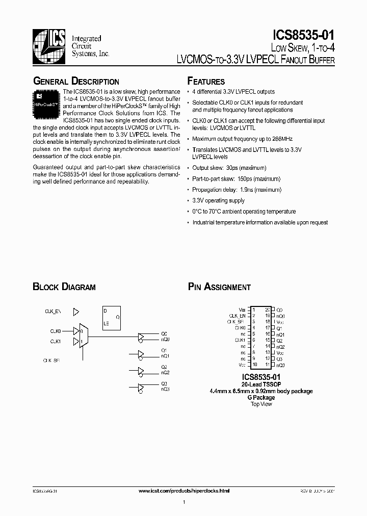 ICS8535-01_3382496.PDF Datasheet