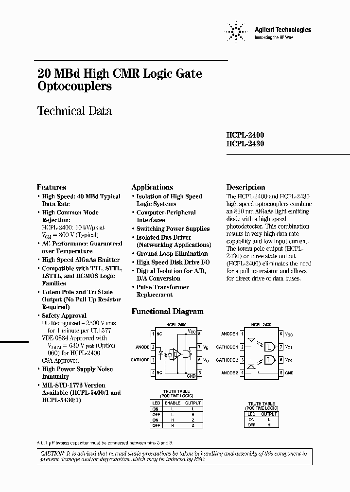HCPL-2400300_3387559.PDF Datasheet
