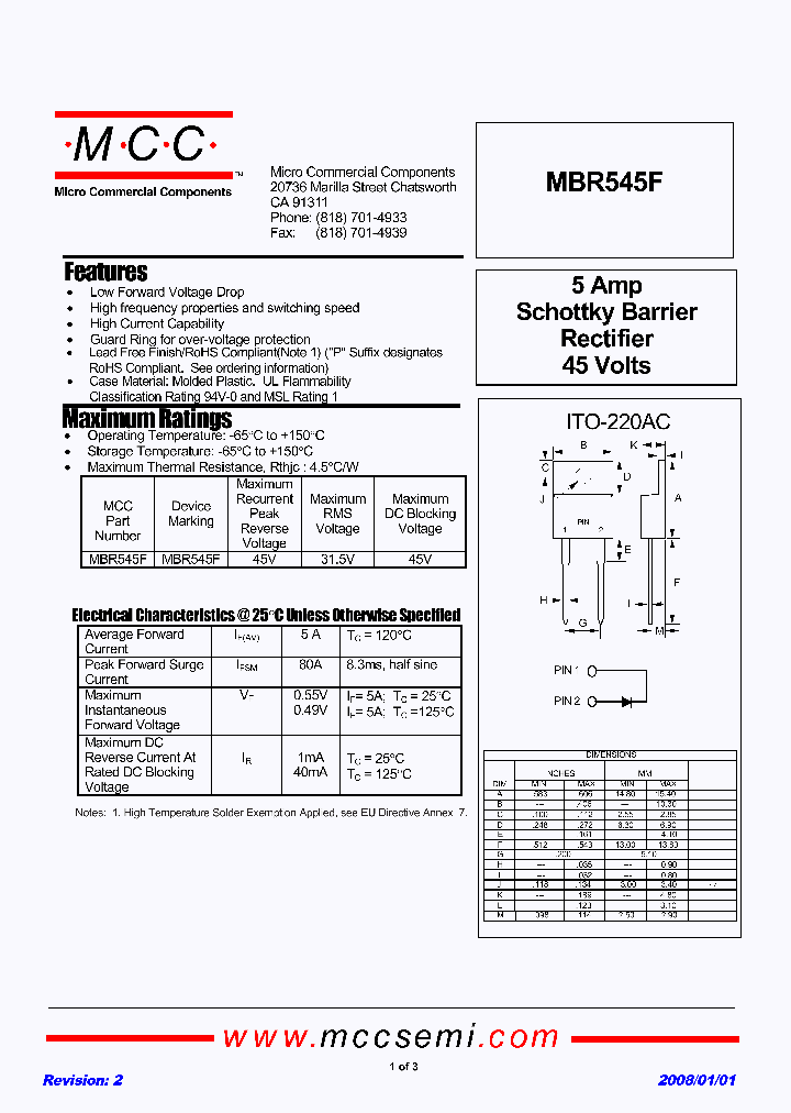 MBR545F08_3387411.PDF Datasheet