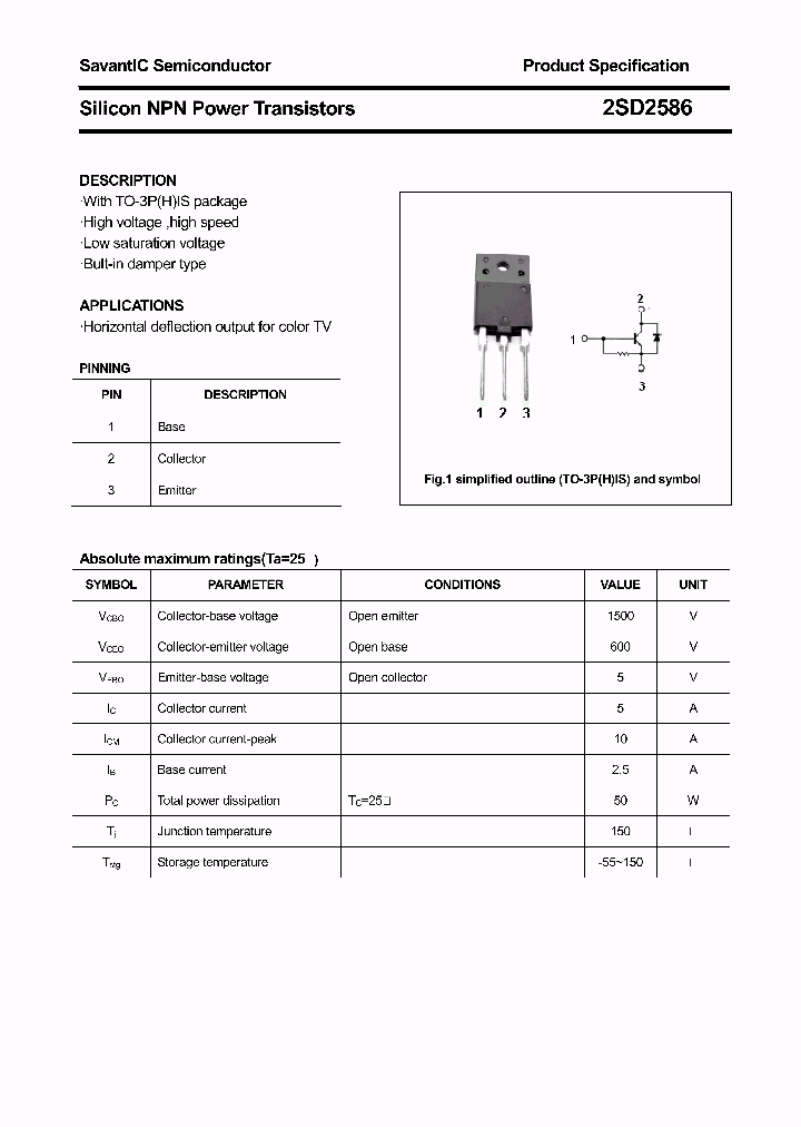 2SD2586_3390533.PDF Datasheet