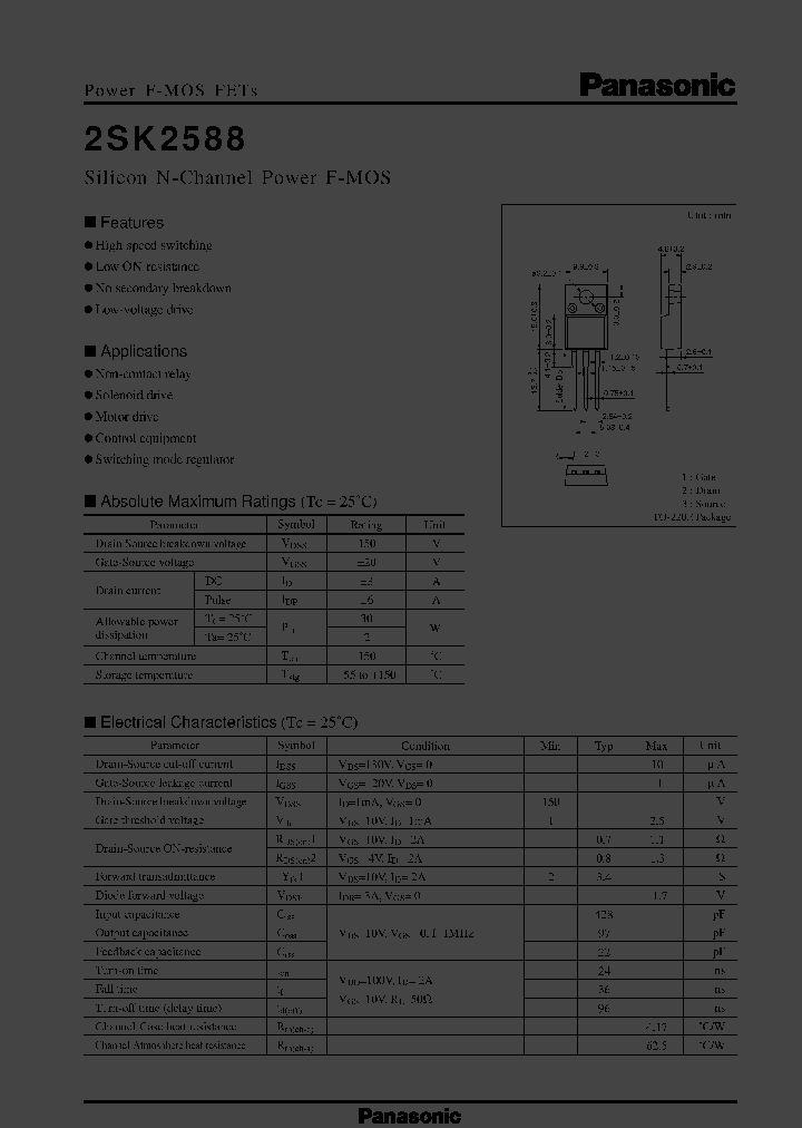 2SK2588_3390575.PDF Datasheet