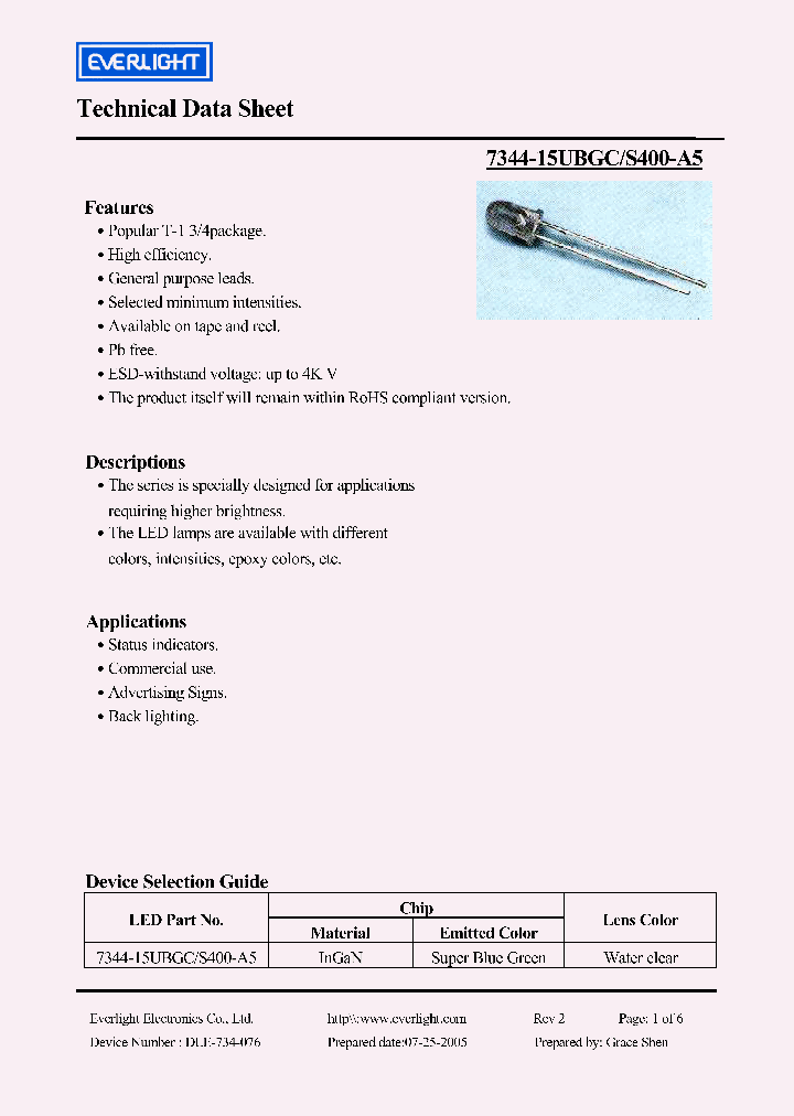 7344-15UBGC-S400-A5_3390757.PDF Datasheet