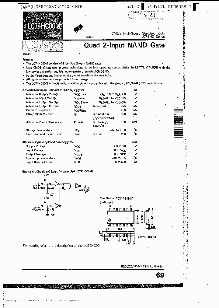 LC74HC00M_3393100.PDF Datasheet