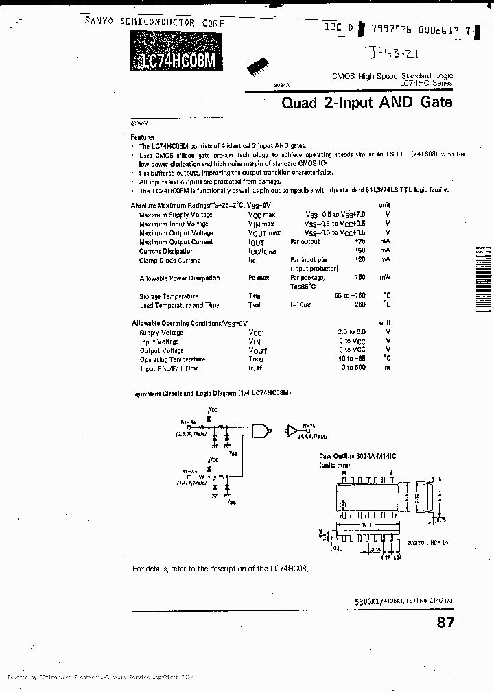 LC74HC08M_3393103.PDF Datasheet
