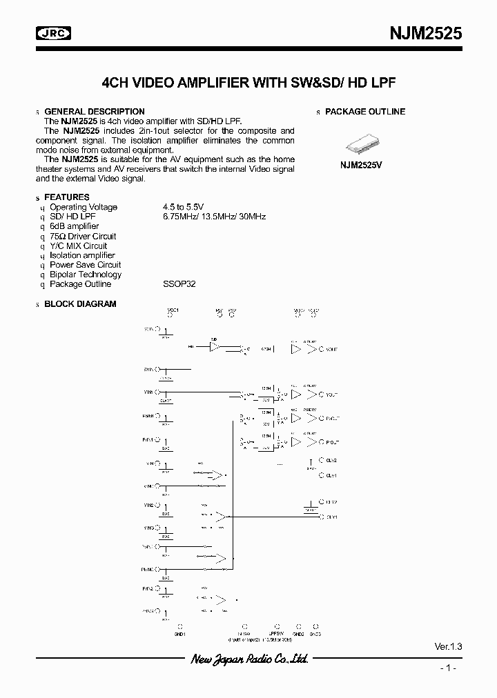 NJM2525V_3395795.PDF Datasheet