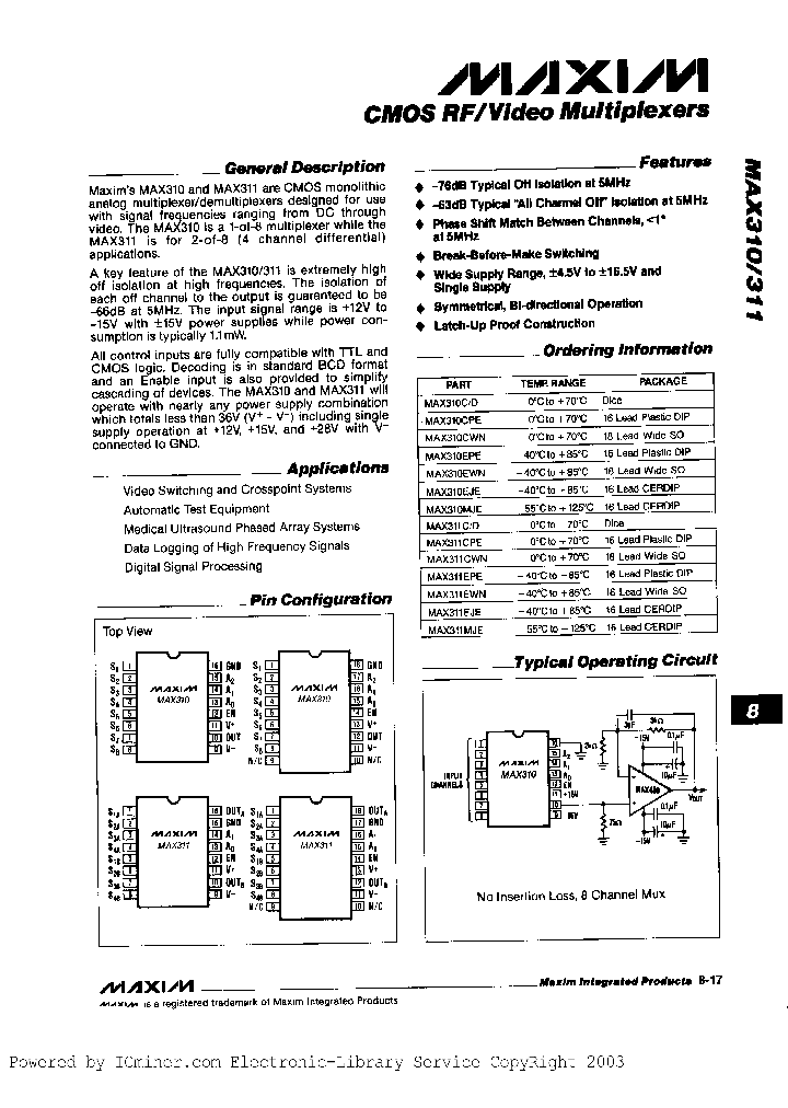MAX310MJE883_3395972.PDF Datasheet