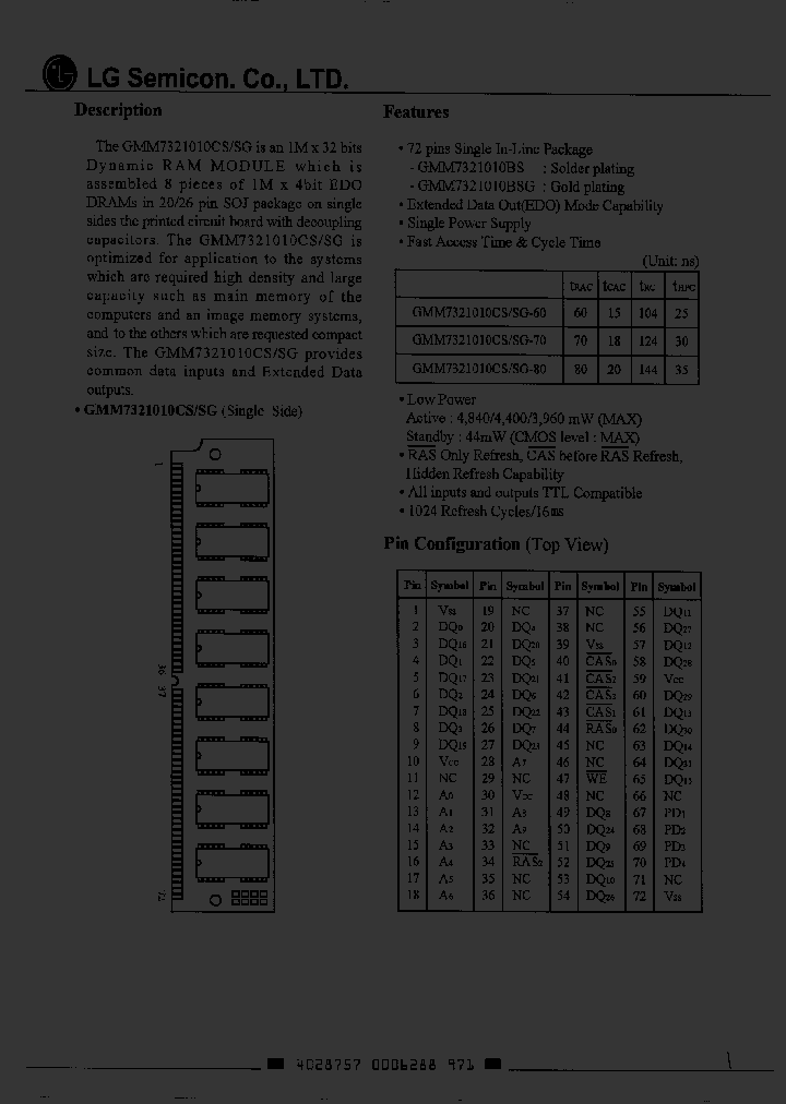 GMM7321010CSG-70_3396527.PDF Datasheet
