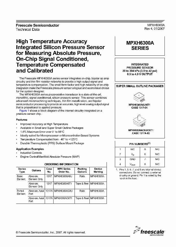 MPXH300AC6T1_3400223.PDF Datasheet