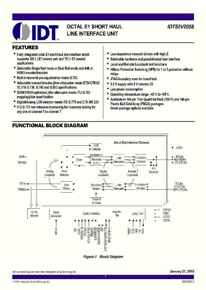 IDT82V2058BBBLANK_3404655.PDF Datasheet