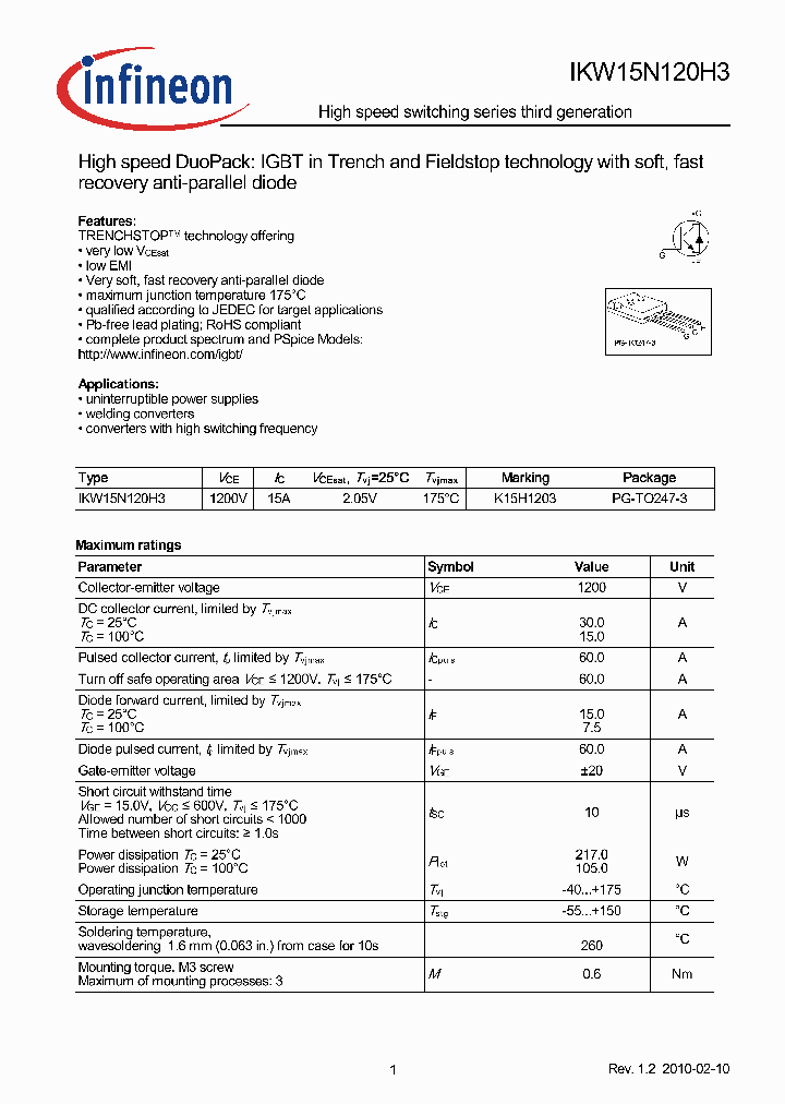 IKW15N120H3_3404713.PDF Datasheet