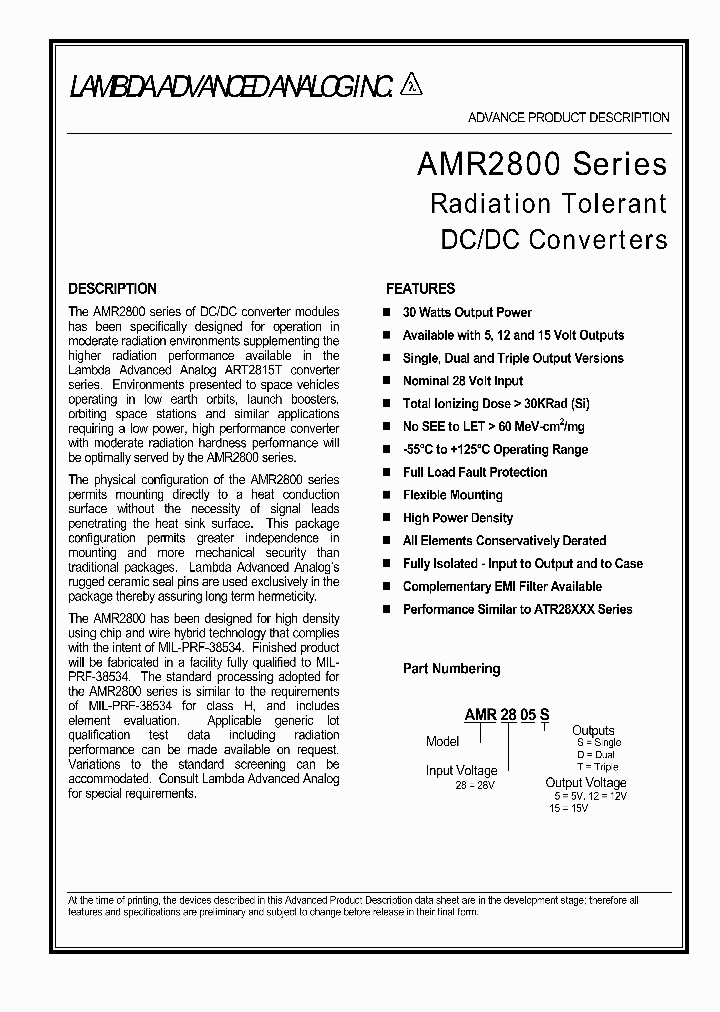 AMR2812S_3406280.PDF Datasheet