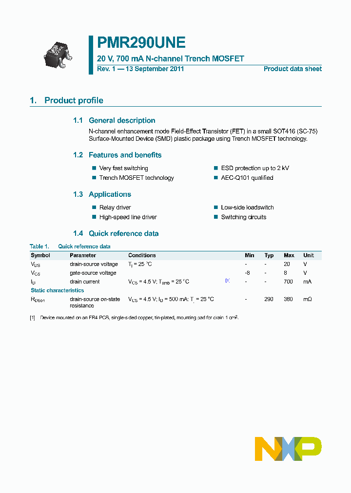 PMR290UNE_3406084.PDF Datasheet