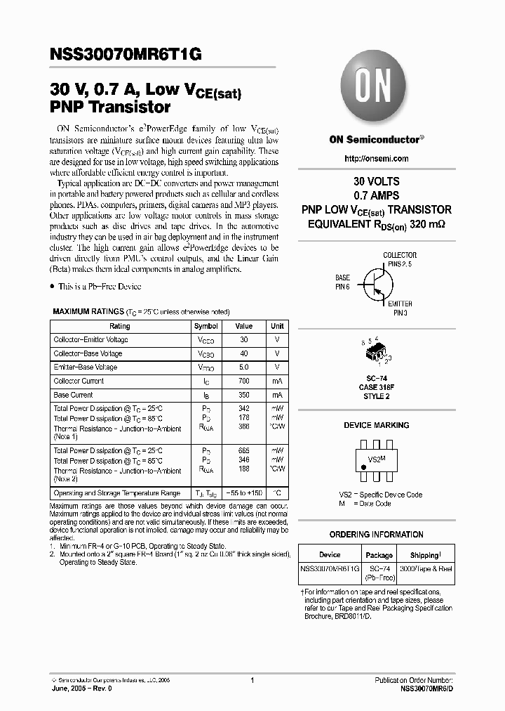 NSS30070MR6T1G_3405698.PDF Datasheet