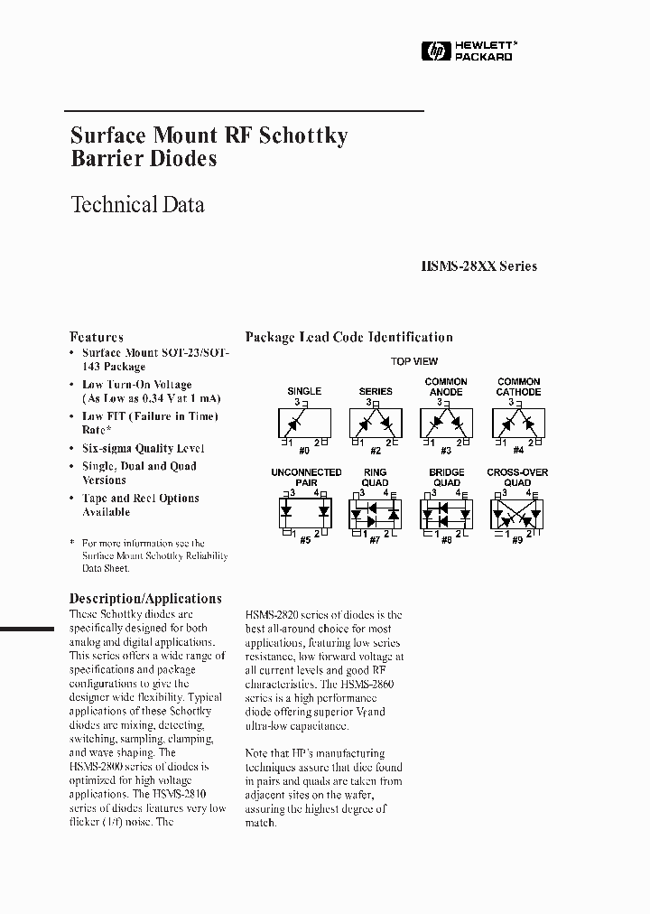 HSMS-2820_3409066.PDF Datasheet