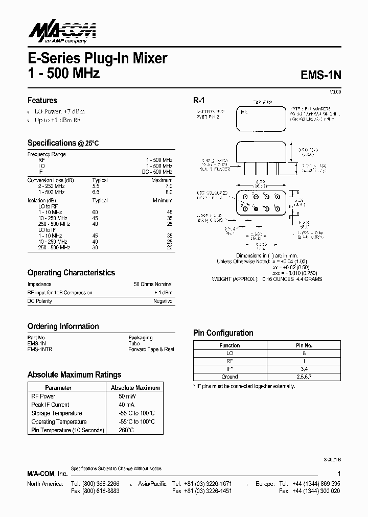 EMS-1NTR_3408772.PDF Datasheet