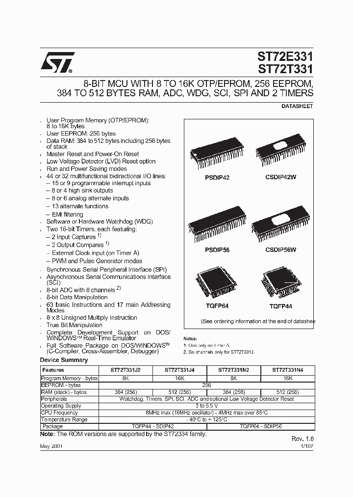 ST72T331N2T3_3409422.PDF Datasheet