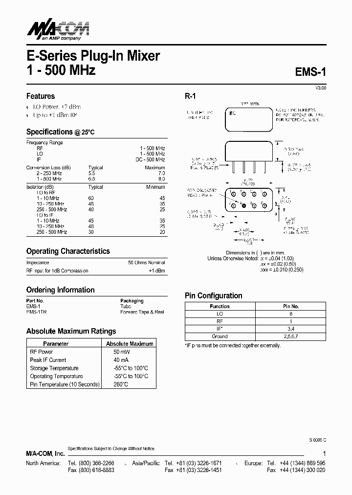 EMS-1TR_3407911.PDF Datasheet