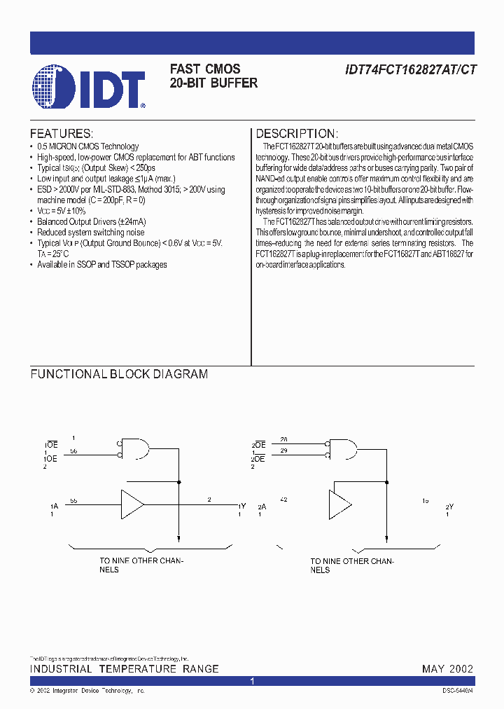 IDT74FCT162827CTPAG8_3407717.PDF Datasheet