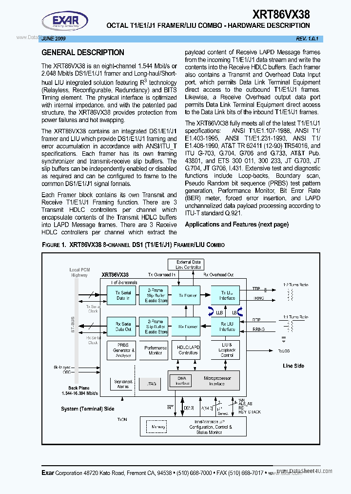 XRT86VX38_3409739.PDF Datasheet